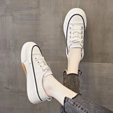 Ingvn Women's Shoes Round Toe Cute Kawaii Female Footwear Pink High on Platform Cotton Cheap New Arrival Urban Autumn Shoe Casual