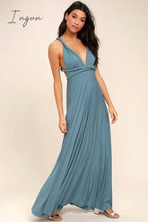 Ingvn - Sexy Women Maxi Dress Red infinity Long Dress Multiway Bridesmaids Convertible Wrap Party Dresses Robe Longue Femme Plus Size