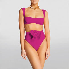 Floral Bikini Set Women Swimsuit High Waist Bikini Push Up Bikinis Sexy Bathing Suit Beachwear Print Biquini Female Beach