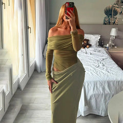 Mesh Patchwork Dress Women Sexy Backless Hollow Out Long Dress 2025 Summer Trend Skinny Stretch Elegant Clubwear Maxi Dresses