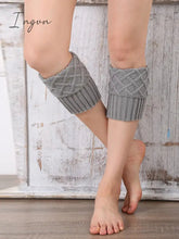 Ingvn - Original Creation Keep Warm Jacquard Solid Color Leg Warmers Accessories