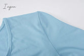 Ingvn - 2 Piece Outfits For Women Sexy Long Sleeve Crop Tops Drawstring Leggings Pants Sets Casual Sporty Sweatpants Tracksuits
