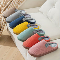 Cozy Plush Slippers - Soft, Warm, and Comfortable Indoor Shoes with Slip-Resistant Soles for Home, Lounge, and Relaxation - Perfect for Cold Winter Days