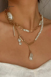 Ingvn - Fashion Daily Patchwork Necklaces
