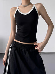 Contrast Trim Cami Top