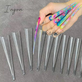 3XL Full Cover False Long Stiletto Nail Tips Sculpted Clear Press On Artificial Fake Nails Manicure Salon Supply 120pcs