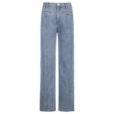 Ingvn Retro Five Pointed Star Straight Women Jeans European and American Style Design Slim Fit Leg Length All Match Pants