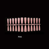 24pcs Long Almond False Nails French Pink Cloud Star Press on Nails Fake Nails DIY Manicure Detachable Gradient Flash Nail Tips