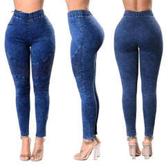 Ingvn - Autumn Winter Pants For Women High Waist Vintage Baggy Mom Jeans Korean Fashion Denim Overalls Trousers Pants Streetwear