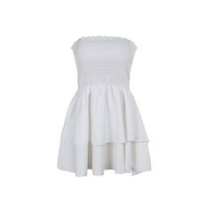 Pphmm nightmare dress to impress Summer New Women's Clothing Fashionable Elegant Sexy off-Shoulder Tube Top Cake Skirt for Women