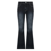 y2k Flare Jeans Casual Low Rise Cute Trousers Aesthetic Streetwear Vintage Cargo Pants Women Korean Distressed Mom Jeans