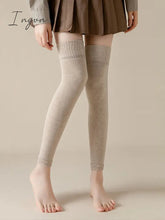 Ingvn - Casual Skinny Keep Warm Solid Color Leg Warmers Accessories