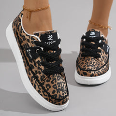 Women's Simple Sneakers, Casual Lace Up Outdoor Shoes, Women's Comfortable Low Top Shoes Plus Size