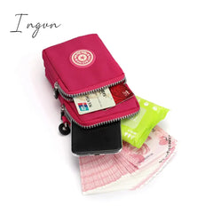 Ingvn - Shoulder Bag Nylon Women Mobile Phone Bag Mini Female Messenger Purse Lady Wallet Small CrossBody Bag Women Handbag Сумка Женска