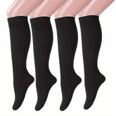 4 Pairs Copper Compression Socks For Women And Men Circulation Support For Medical, Running, Nursing, Athletic