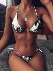 New style summer Women sexy Push-Up Padded Bra Swimsuit Beachwear stroje kapielowe damskie Bikini 2 piece Set Swimwear