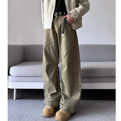 NEW pants Unisex Straight Leg Loose Fit Cotton Casual Pants Outdoor Sportswear Trendy Versatile Trousers Men Women Fashion