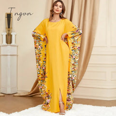 Ingvn - African Printing Dress Summer African Women Long Sleeve O-neck Plus Size Long Dress African Dresses for Women African Robes