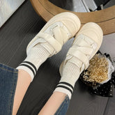 Ingvn Women's Shoes Round Toe Cute Kawaii Female Footwear Pink High on Platform Cotton Cheap New Arrival Urban Autumn Shoe Casual