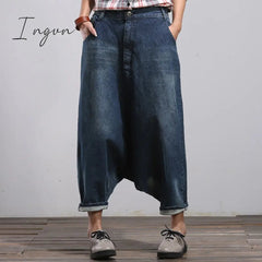 Ingvn - Denim Oversized Trousers