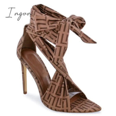 Ingvn - Wrap Up Single High Heel Dress Shoes