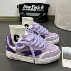 Women Casual Shoes New Design Women's Vulcanized Shoes Retro Sports Shoe Fashion Chunky Sneakers Female Shoes for Women