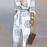 Women's Long Sleeve Knee Length Elegant Print Dress, Elegant Wrap V-Neck Homecoming Cocktail Party Dress Cocktail Party