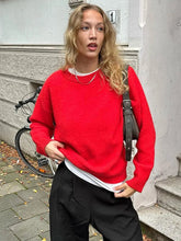 Solid Knit O-neck Elegant Women Pullover Long Sleeve Oversized Loose Soft Warm Sweater Autumn Chic Casual Office Knitwears