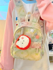 Ingvn Aesthetic Backpacks Fashion Korean Style Designer Girls Bags College Style Casual Versatile Zip Fastener Backpacks Women