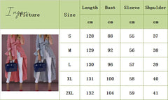 Ingvn - High Street Women Stripe Shirts Long Sleeve V-neck Loose Tops Blouse Striped Tied Front Dip Hem Shirt With Belt Long Shirts