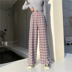 Ingvn - Sweatpants Women Clothes Pants Streetwear Winter Fashion Korean Style Wide Leg Harajuku Baggy Black High Waisted Vintage