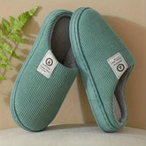 Plush Comfort Winter Slippers - Warm & Cozy, Soft Fabric Lined, Classic Style, Non-Slip Home Footwear