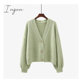 Ingvn - Women Cardigans Sweater Tops Cashmere Casual Sweater Jacket Chic Tops Woman's Sweater Cardigans jersey knit Jumpers