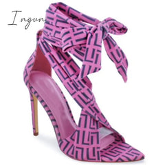 Ingvn - Wrap Up Single High Heel Dress Shoes