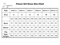 Ingvn - Teen Girls Dresses for Party Wedding Ball Gown Princess Bridesmaid Costume Dresses for Kids Clothes Girl Children's Dresses