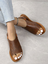 Women's Sandals Genuine Leather Platform Sandal Summer Thick Sole High Heels Ladies Sandal Summer Shoes For Women