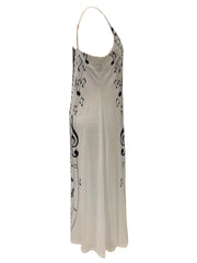 Summer Elegance: Sexy Spaghetti Strap V-Neck Maxi Dress with Unique Print - Durable & Easy Care, Perfect for Any Occasion
