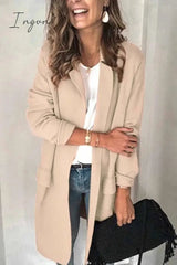 Ingvn - Solid Color Long Sleeve Tops(5 Colors)