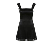 Pphmm outfit inspo Spring and Summer Women's Clothing Style Street Hot Girl Fashion Front and Back Wear Chiffon Sling Dress Women