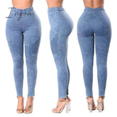 Ingvn - Autumn Winter Pants For Women High Waist Vintage Baggy Mom Jeans Korean Fashion Denim Overalls Trousers Pants Streetwear