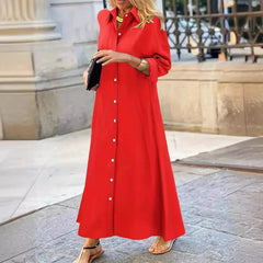 Ingvn New Long Irregular Dress Shirt Collar Twist Button Casual