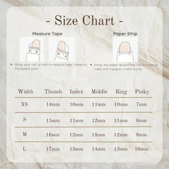 Ingvn 10pcs Handmade Fake Nails with Tools Simple False Nails Short Realistic Stick-on Nails Artificial Press on Nail Removable