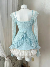 Ingvn Japanese Lolita Sweet 3 Piece Set Women 2000s Retro Mini Skirt Vintage Lace Sleeveless Vest Casual Short Cardigan Fashion Suit