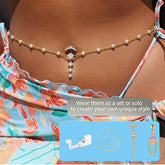 Ingvn 1 Set Belly Button Piercing Kit - Includes 16G CZ Belly Button Ring, DIY One-Time Piercing Gun Suitable For Home Use