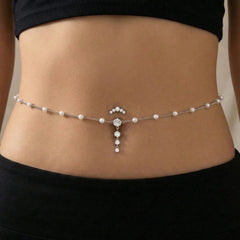 Ingvn 1 Set Belly Button Piercing Kit - Includes 16G CZ Belly Button Ring, DIY One-Time Piercing Gun Suitable For Home Use