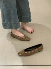Ingvn Fashion Flock Women Flats Slip On Shoes Soft Female Shallow Footwear Square Toe Ladies Mary Janes Flats Shoes