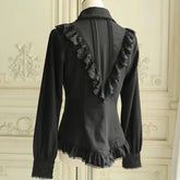 Ingvn Subcultural Daily Lolita Blouse Female Harajuku Y2K Chic Lace Long Sleeve Shirt Sweet Elegant Street Casual Inner Outfit