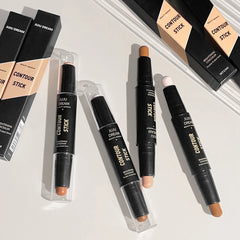 Ingvn Double-ended dual-purpose high-light trimming stick, three-dimensional contour, nose shadow, facial shape, brighten and trimming