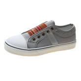 Ingvn Women's Vulcanize Shoes Low-cut Trainers Canvas Flat Shoes Women Casual Vulcanize Shoes New Women Summer Autumn Sneakers Ladies