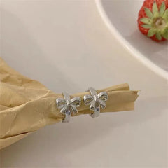 Ingvn 2pcs Y2K Jewelry Bowknot Earrings for Women Metal Vintage Harajuku Cool Cartoon Earrings Charms 90s Aesthetic Gift New Wholesale